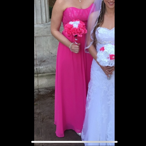 Alfred Angelo Size 12 Bridesmaid Dress - Picture 2 of 8